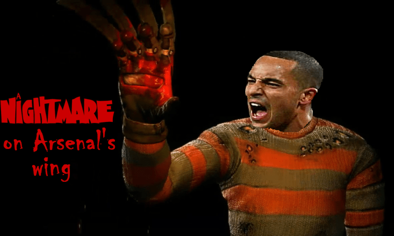 A nightmare on Arsenal's wing